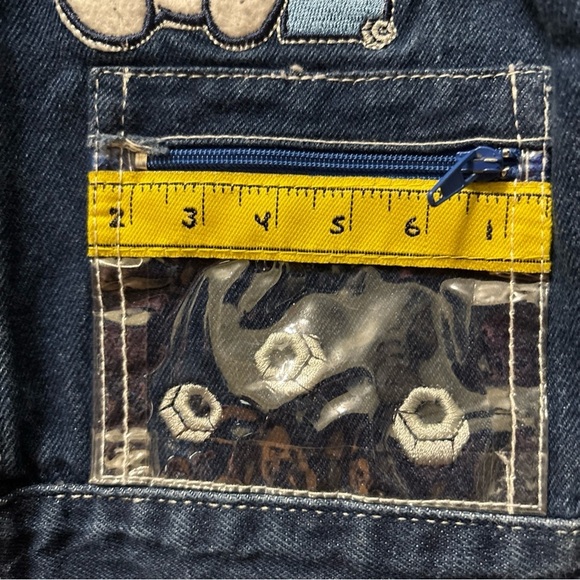 VINTAGE PRE OWNED PEANUTS BABY SNOOPY CONSTRUCTION DENIM JACKET 18 MONTHS - Picture 15 of 16